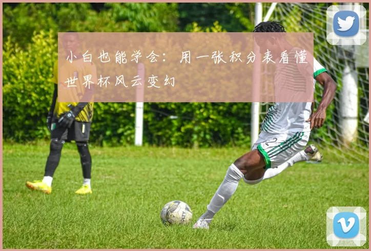 小白也能学会:用一张积分表看懂世界杯风云变幻